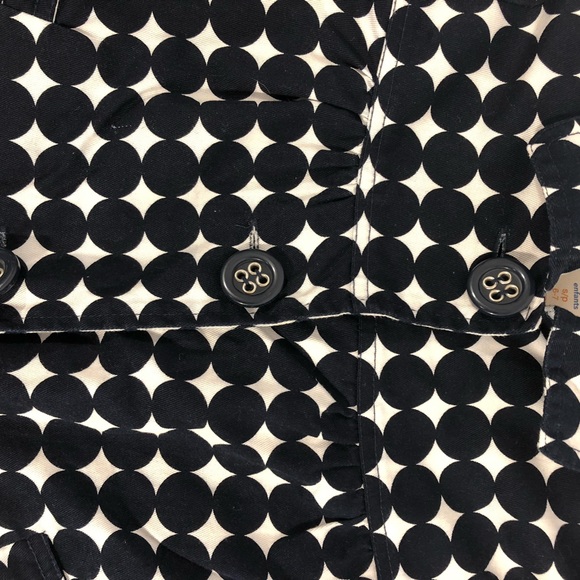 Girls Navy Blue Polka Dot Jacket Size S (6-7) - Picture 2 of 8